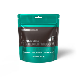 FREEZE DRIED GREEN LIP MUSSELS 犬猫用おやつ フリーズドライ グリーンリップマッセル 35g