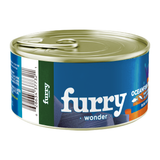 Furry Wonder 海魚ゼリー仕立て 猫用缶詰 商品パッケージ裏面 85g