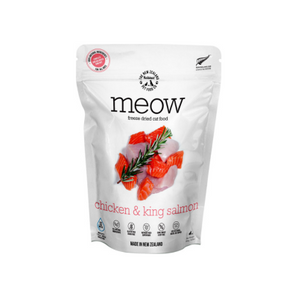 MEOW(ミャウ)フリーズドライキャットフード チキン&サーモン 猫用総合栄養食 280g