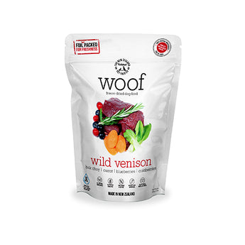 WOOF(ワフ)フリーズドライドッグフード ワイルドベニソン 犬用総合栄養食 280g