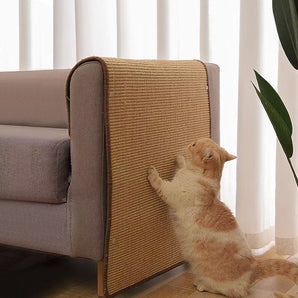 猫用 天然サイザル麻 爪とぎマット ソファ保護マット