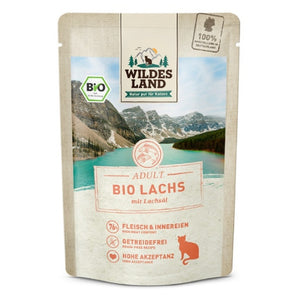ワイルドランド Bio ピュアサーモン アダルト 猫用総合栄養食 ウェットフード パウチ 85g